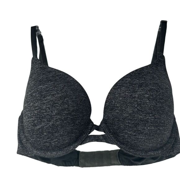 Victorias Secret Perfect Shape Bra 32C Underwired Push Up Black Multiway Straps - Picture 11 of 11